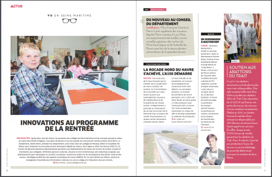 Seine-Maritime magazine, octobre 2012